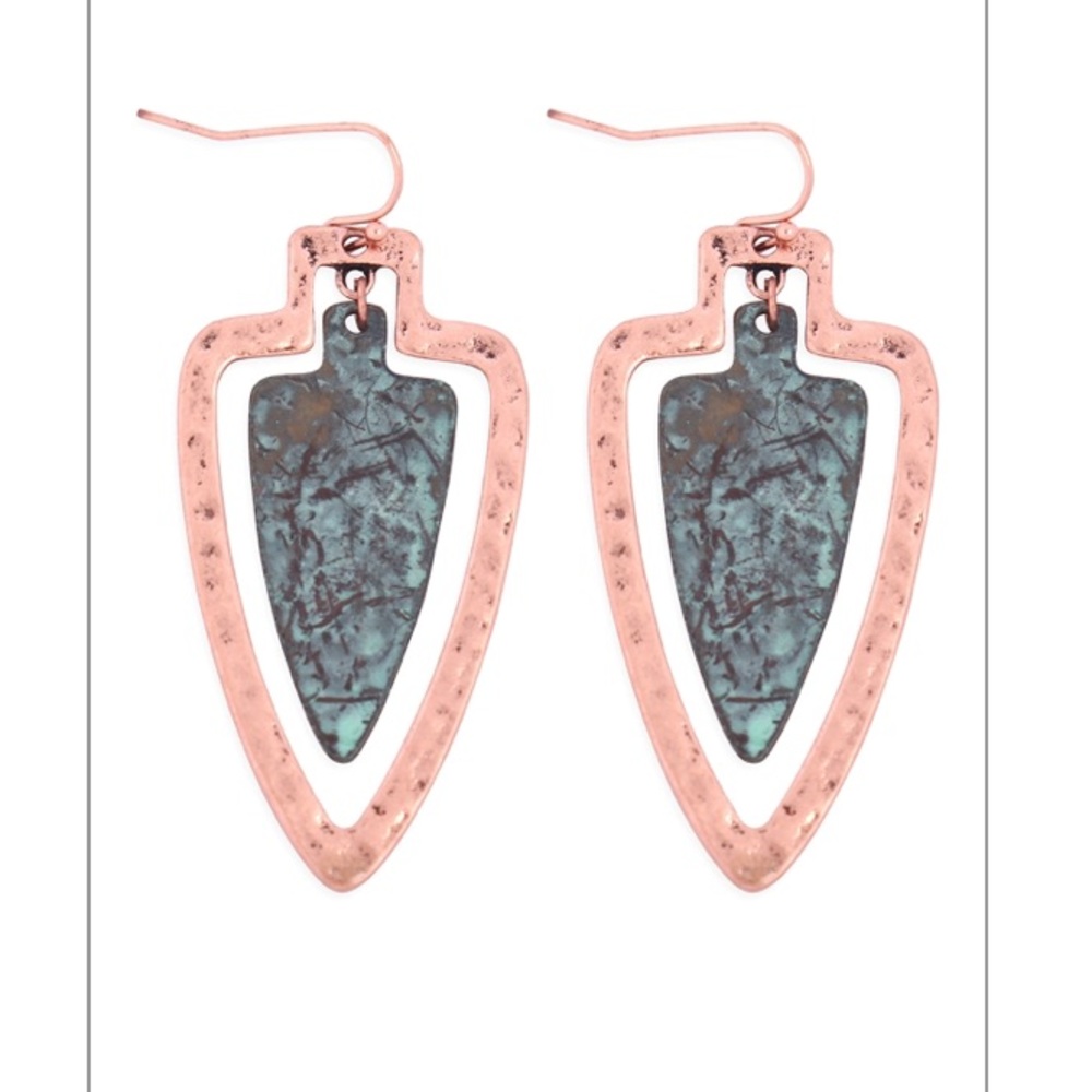 Arrow Cast Drop Hook Earring